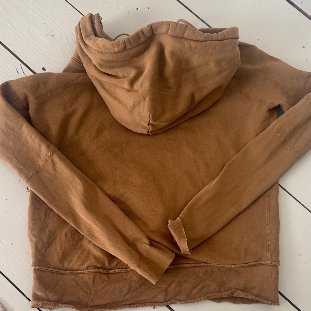 Nili Lotan Mocha Brown Hoodie with Front Pockets XS new - Picture 6 of 8